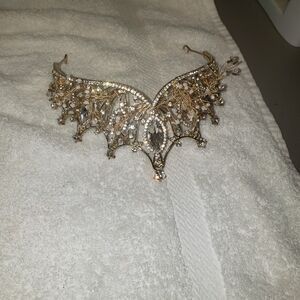 Elegant Gold and Silver Kids Tiara